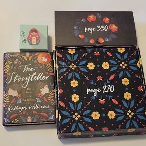 The Storyteller Book Once Upon A Bookclub Set Unopened